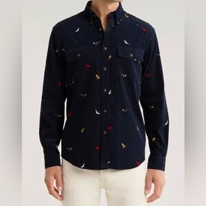 Brooks Brothers Bird Print Button-Up Shirt
